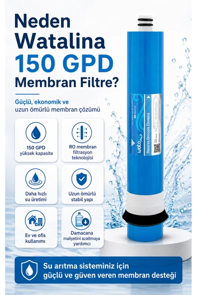 150 GPD MEMBRAN FİLTRE - Resim 6