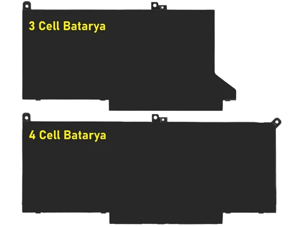 Dell Latitude N037L729012EMEA_U Batarya Pil RETRO V2 (4 Cell) ürün görseli 1