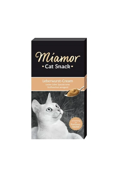 MİAMOR CREAM CİĞERLİ KEDİ ÖDÜLÜ 6*15GR ürün görseli 1