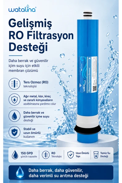 150 GPD MEMBRAN FİLTRE - Resim 4