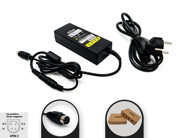 20V 3A 60W 4-Pin DIN Erkek 4PIN2 Adaptör RETRO ürün görseli 1