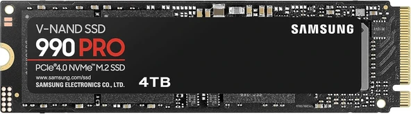 Samsung MZ-V9P4T0BW 4TB 990 PRO M.2 NVMe SSD ürün görseli 1