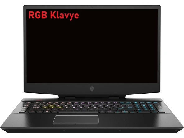Hp Omen 17-cb0008nb Klavye Işıklı V1 (RGB) ürün görseli 1