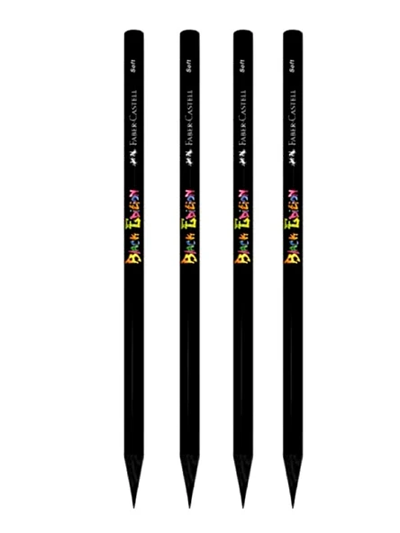 Faber Castell Black Edition Sınav Kalemi Kurşun Kalem - 4 adet ürün görseli 1