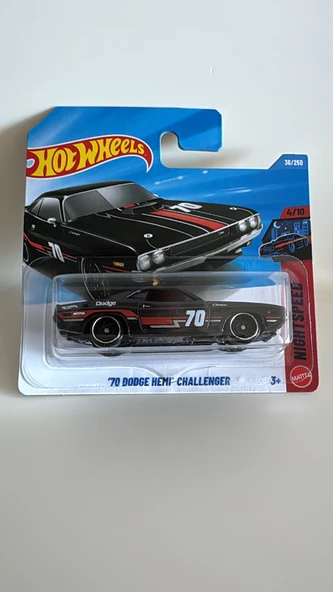 Hot Wheels 70 Dodge Hemi Challenger Siyah ürün görseli 1