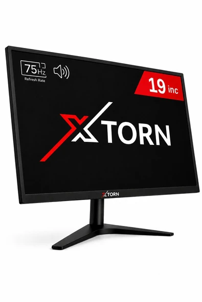 TORN 19" Geniş Ekran 75 Hz 5ms DAHİLİ HOPARLÖR (VGA,HDMI,SES) Sesli Led Monitör ürün görseli 1