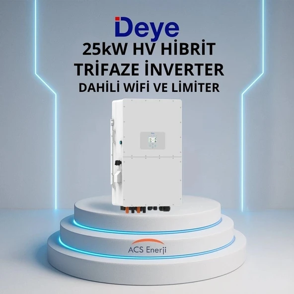 25KW HİBRİT TRİFAZE İNVERTER HV ürün görseli 1