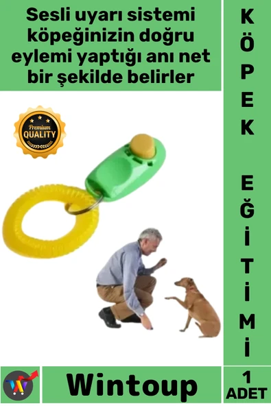 #KöpekEğitim Profesyonel Sesli Uyarı Pozitif Şartlandırma Komut Onaylama Clicker Köpek Eğitim Aleti ürün görseli 1