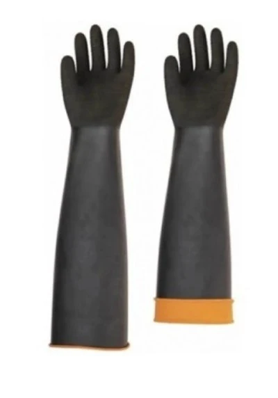 Kauçuk Asit Eldiveni Tırtıklı 60 cm ürün görseli 1