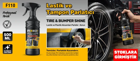 FIXED CAR LASTİK VE TAMPON PARLATICI 500 ML - Resim 2