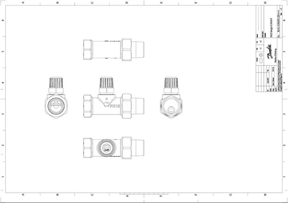 Danfoss-Iki Yollu Vana 013G1679 DN25 - Resim 2