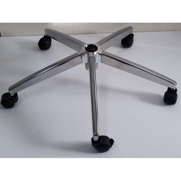 Oyun Koltuğu Krom Yıldız Ayağı Çap 70 cm 150 kg Tekerlekli ürün görseli 1