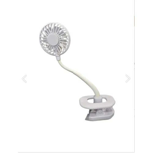 Portatif Işıklı Mini Klipsli Fan - Resim 2