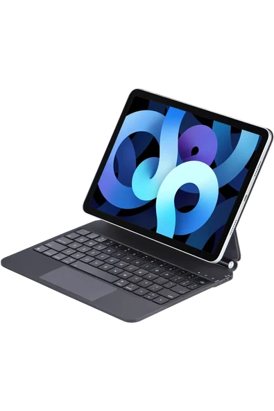 Newface Apple iPad Pro 11 (2022) Kılıf X7 Magic Manyetik Klavyeli Tablet Kılıfı - Siyah ürün görseli 1