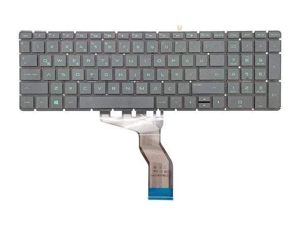 Hp Omen 15-ax200nt Klavye Işıklı Yeşil Tuş ürün görseli 1