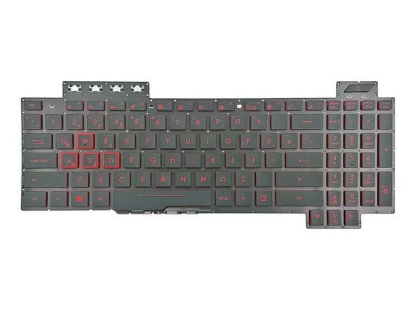 Asus TUF FX504GD-1333T-Gaming Klavye Işıklı Kırmızı Tuş V1 (Non-RGB) ürün görseli 1