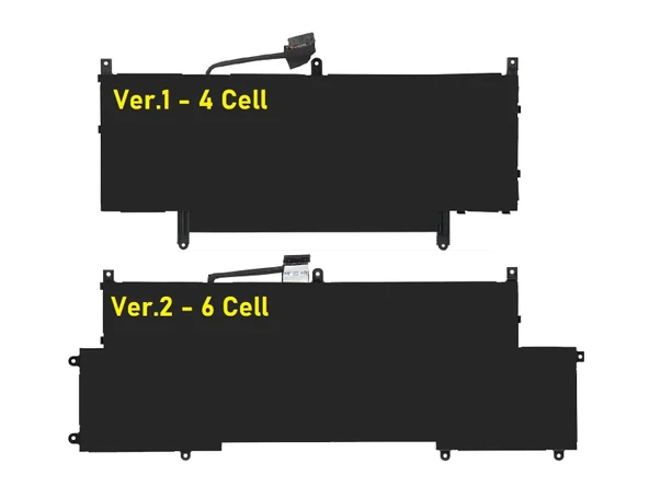 Dell Latitude P94F001 Batarya Pil RETRO V1 (4 Cell) ürün görseli 1