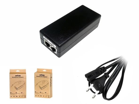 Duvar Saatleri İçin 24V 2A 48W POE Ethernet Adaptör RETRO ürün görseli 1