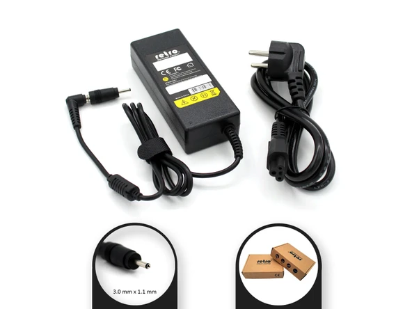 Acer İnce Uç 3.0x1.1 mm 90W Adaptör RETRO ürün görseli 1