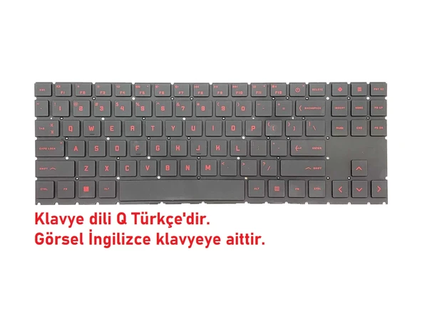 Hp Omen Transcend 16-u0xxx Klavye Işıklı (Kırmızı) Non-Backlit ürün görseli 1