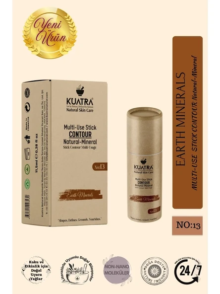 KUATRA STİCK KONTÜR EARTH MİNERAL 11,5 ML ürün görseli 1
