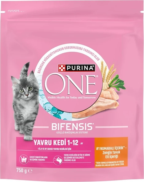 Purina One Junior Tavuklu Yavru Kedi Maması 750gr ürün görseli 1