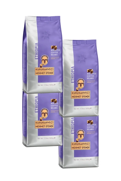 Mehmet Efendi ETHIOPIAN Çekirdek Kahve 500 GR x 4 Adet ürün görseli 1