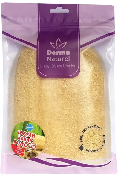 Derma Naturel Loofah Kabak Havlu Banyo Eldiveni (15*24CM) MS-11 ürün görseli 1