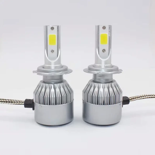FRT Ottoman Slim Led Xenon Far Lambası Mercedes Benz Beyaz Renk 9006 HB4 Soket ile Uyumlu ürün görseli 1