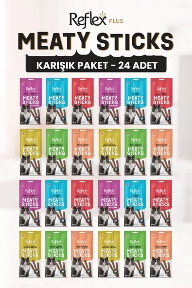 Reflex Meaty Sticks Kedi Ödül Çubuğu 3x5 gr 24 Paket ürün görseli 1