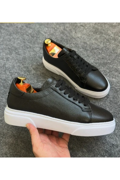 %100 hakiki deri sneaker - Resim 3