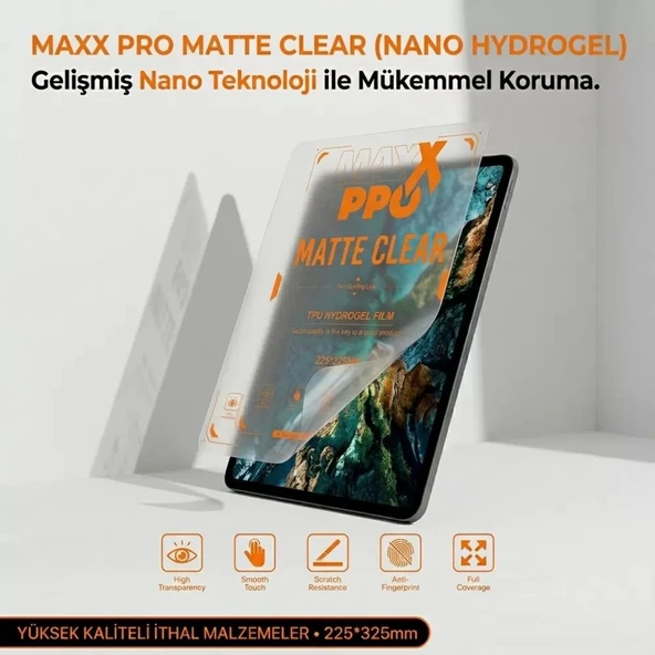 İpad MİNİ 1 Uyumlu Nano Ekran Koruycu MAXXPRO - MAT ürün görseli 1