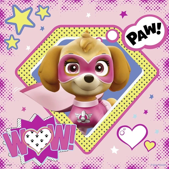 Ravensburger 3x49 Parça Paw Patrol Puzzle - Resim 3