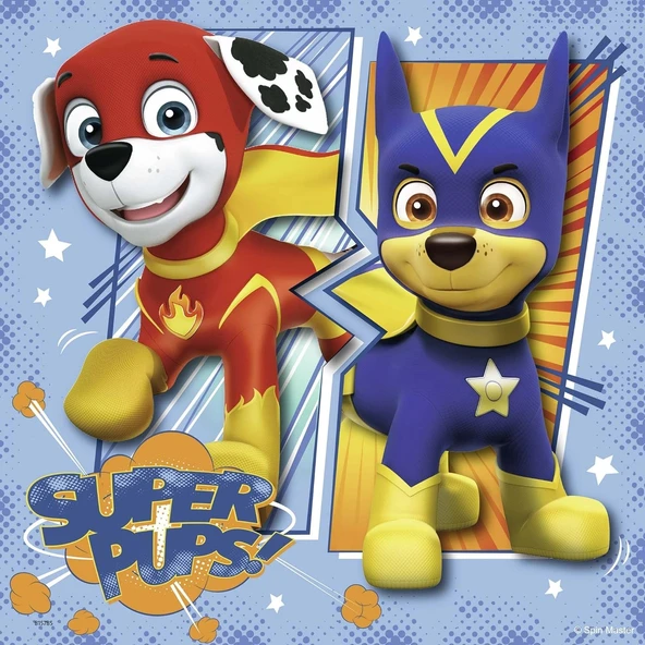 Ravensburger 3x49 Parça Paw Patrol Puzzle - Resim 4
