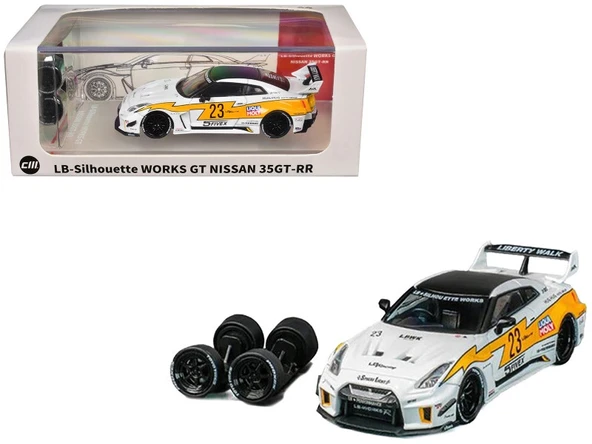 CM Model 1/64 Nissan 35GT-RR "LB-Silhouette Works GT" RHD (Right Hand Drive) #23 ürün görseli 1