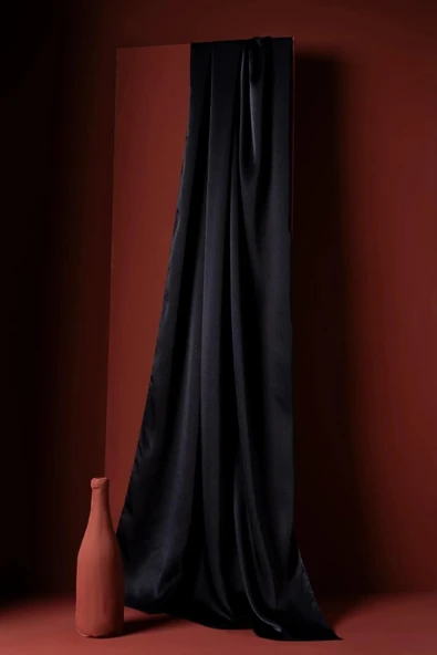 Kırışmaz Janjan Şal 185*70 Cm - Lacivert ürün görseli 1
