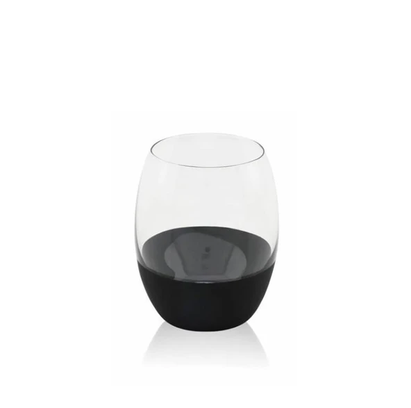 Wanelli Wn1177 Ballet Siyah Su Bardak 6'lı 350 ml ürün görseli 1