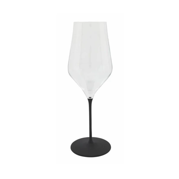 Wanelli Wn1172 Ballet Siyah Ayklı Büyük Su Bardak 6'lıı 520 ml ürün görseli 1