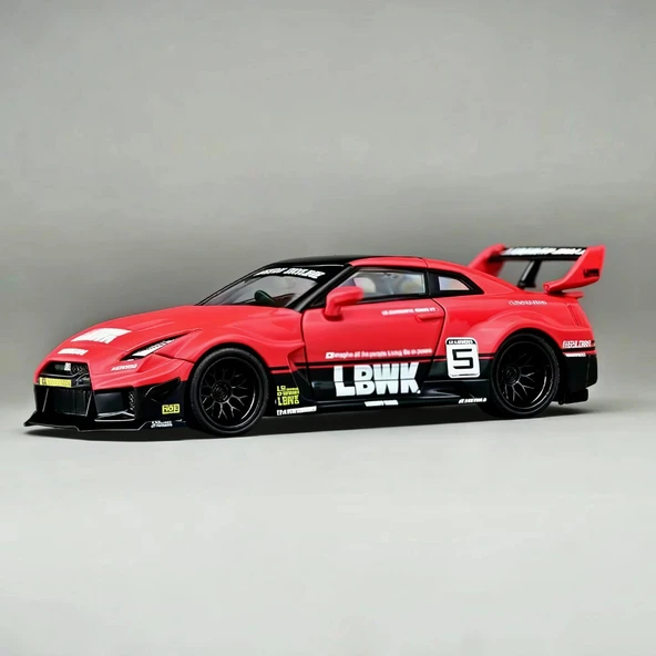 CM Model 1/64 Nissan 35GT-RR LBWK Super Silhouette Finished Product ürün görseli 1