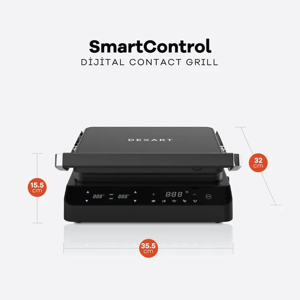 Dexart SmartControl GT52C 2000 W Tost Makinesi - Resim 2