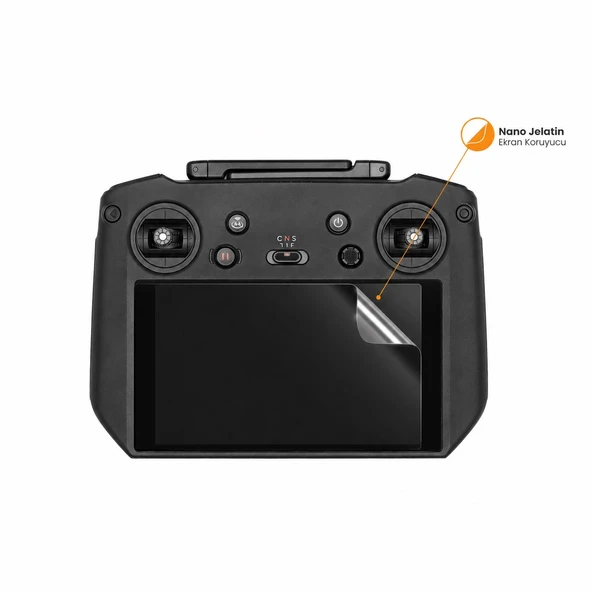 DJI RC 2 Uyumlu Ön Body Şeffaf Ultra Ekran Koruyucu Nano Jelatin ürün görseli 1