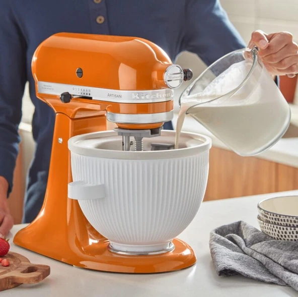 Kitchenaid 5KSMICM Dondurma Aparatı - Resim 7