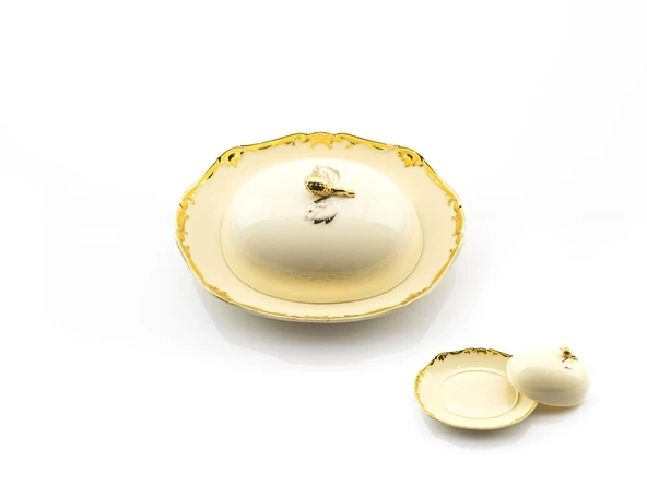 Wanelli 17882-G Golden Rey 20 cm Kapaklı Tabak ürün görseli 1