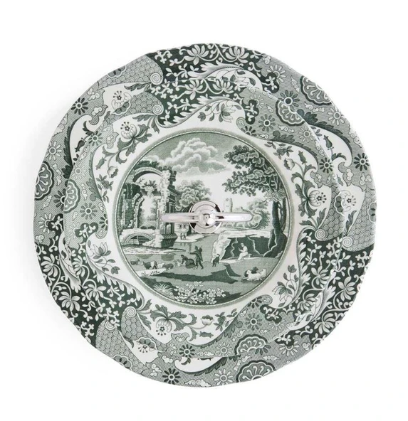 Spode Green Italıan 2 Katlı Kek Stand - Resim 3