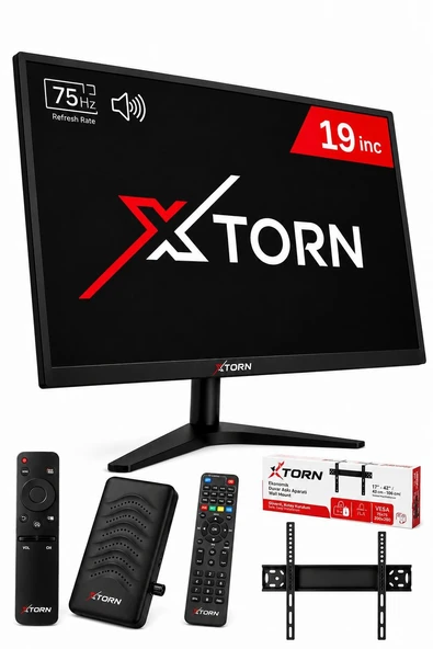 TORN 19’’ (48 Ekran) Monitör|Çanaklı/Çanaksız WiFi'li Uydu Alıcısı+TV Askı Aparatı HEDİYE ürün görseli 1