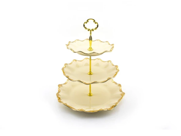 Wanelli 17674-13G Golden Rey 32 cm 3 Katlı Kurabiyelik ürün görseli 1