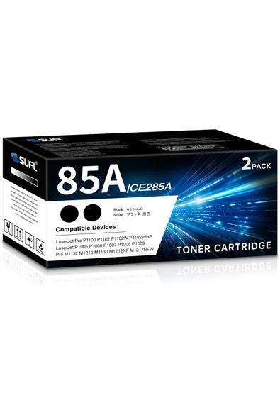 Yade TONER HP 285A LaserJet P1102W M1212nf MFP 1102W P1100 P1102 P1102whp M1132 M1210 M1130 Printer ürün görseli 1