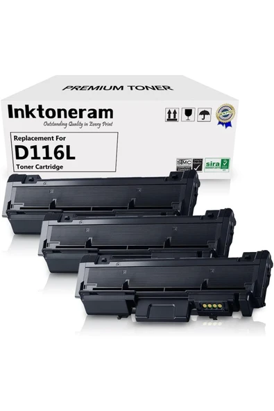 Samsung D116LM2875 M2875FD M2875FW M2876 M2625 M2625D M2626 M2825DW M2825ND M2826 M2675 3 ADET ürün görseli 1