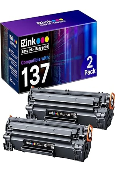 Canon 2 ADET Crg-737 Uyumlu Ithal Toner (2400 Sayfa) Mf231, Mf232w, Mf237w, Mf244dw, Mf247dw AURA ürün görseli 1