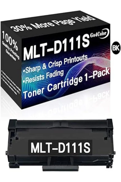 Samsung MLT-D111S Toner 111S L-M2070F SL-M2020W M2021W M2022 M2023W M2024W M2028 M2060 (1-Pack, Black) AURA ürün görseli 1